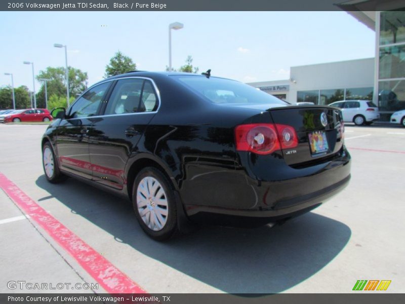 Black / Pure Beige 2006 Volkswagen Jetta TDI Sedan