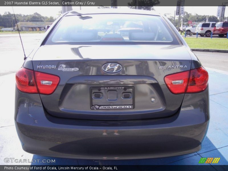 Carbon Gray / Gray 2007 Hyundai Elantra GLS Sedan