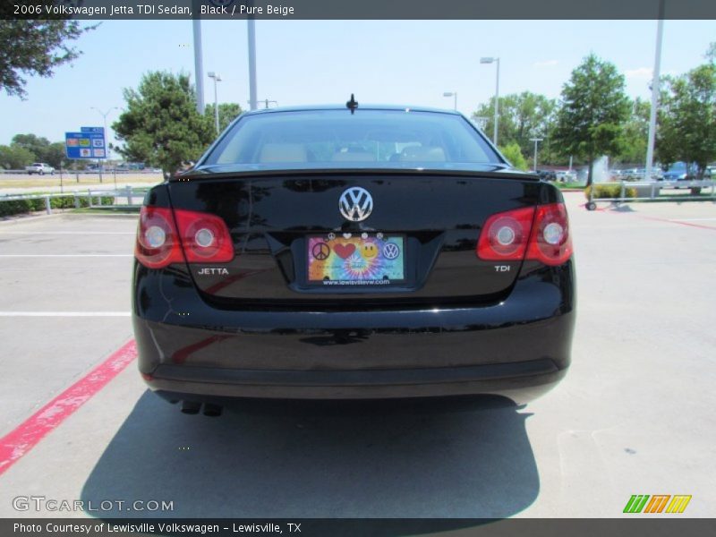 Black / Pure Beige 2006 Volkswagen Jetta TDI Sedan