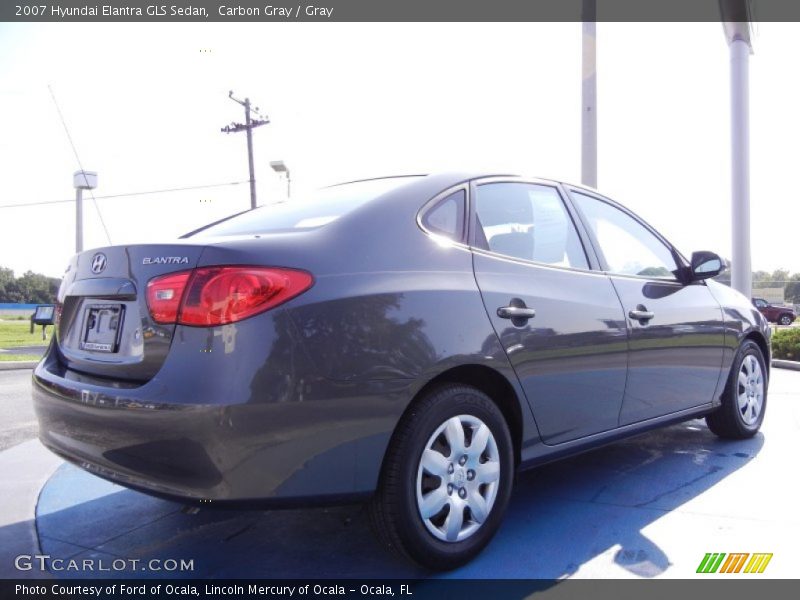 Carbon Gray / Gray 2007 Hyundai Elantra GLS Sedan