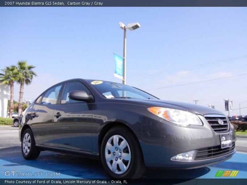 Carbon Gray / Gray 2007 Hyundai Elantra GLS Sedan