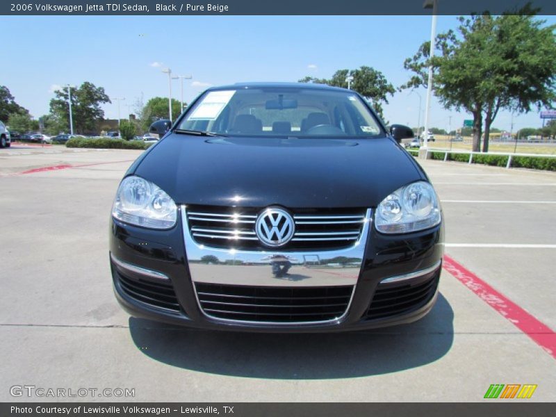 Black / Pure Beige 2006 Volkswagen Jetta TDI Sedan