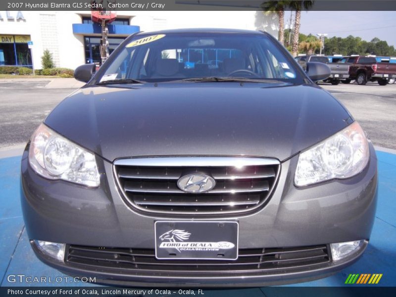 Carbon Gray / Gray 2007 Hyundai Elantra GLS Sedan