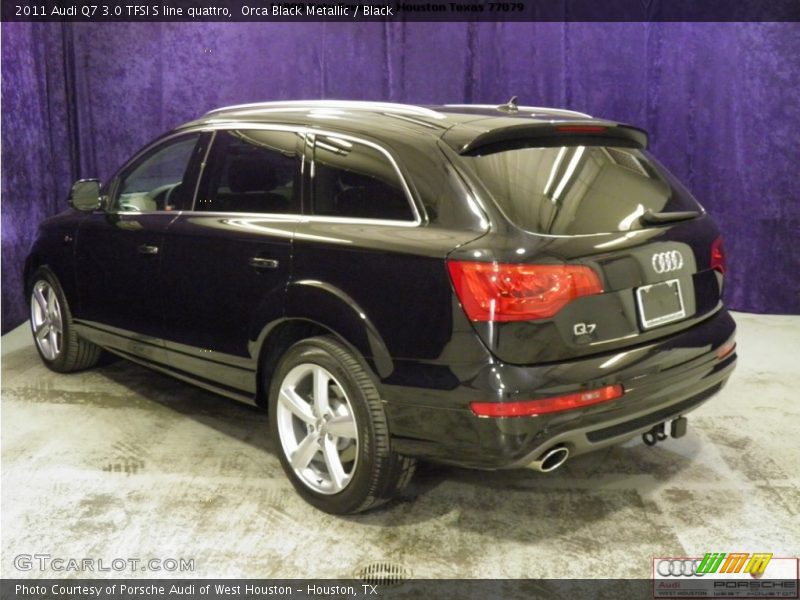 Orca Black Metallic / Black 2011 Audi Q7 3.0 TFSI S line quattro