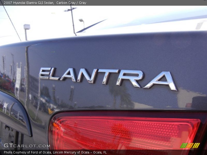 Carbon Gray / Gray 2007 Hyundai Elantra GLS Sedan