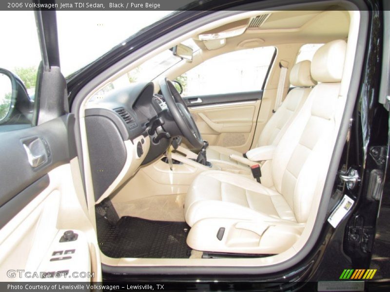 Black / Pure Beige 2006 Volkswagen Jetta TDI Sedan