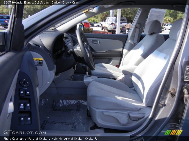 Carbon Gray / Gray 2007 Hyundai Elantra GLS Sedan