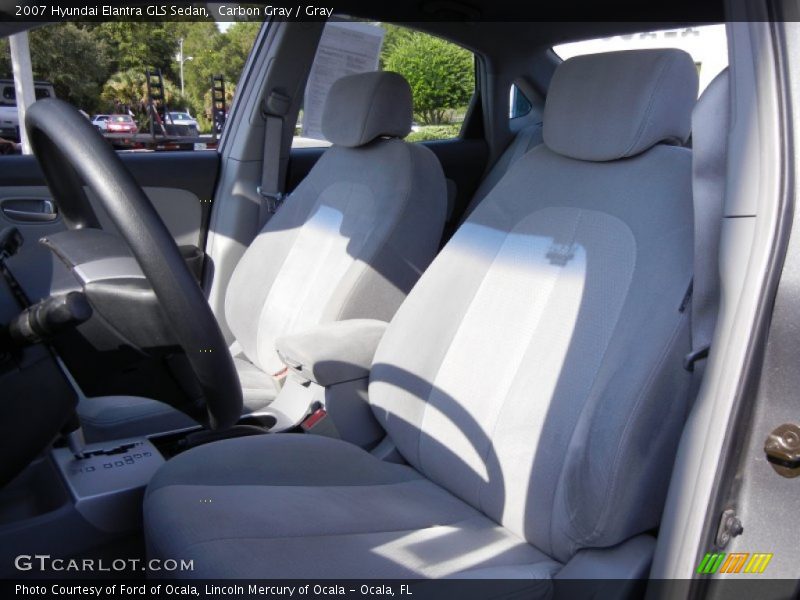 Carbon Gray / Gray 2007 Hyundai Elantra GLS Sedan