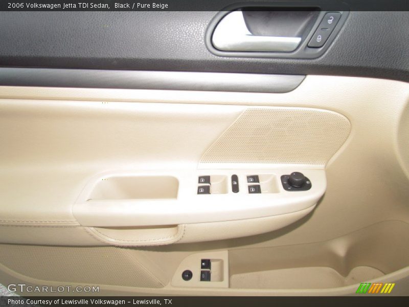 Black / Pure Beige 2006 Volkswagen Jetta TDI Sedan