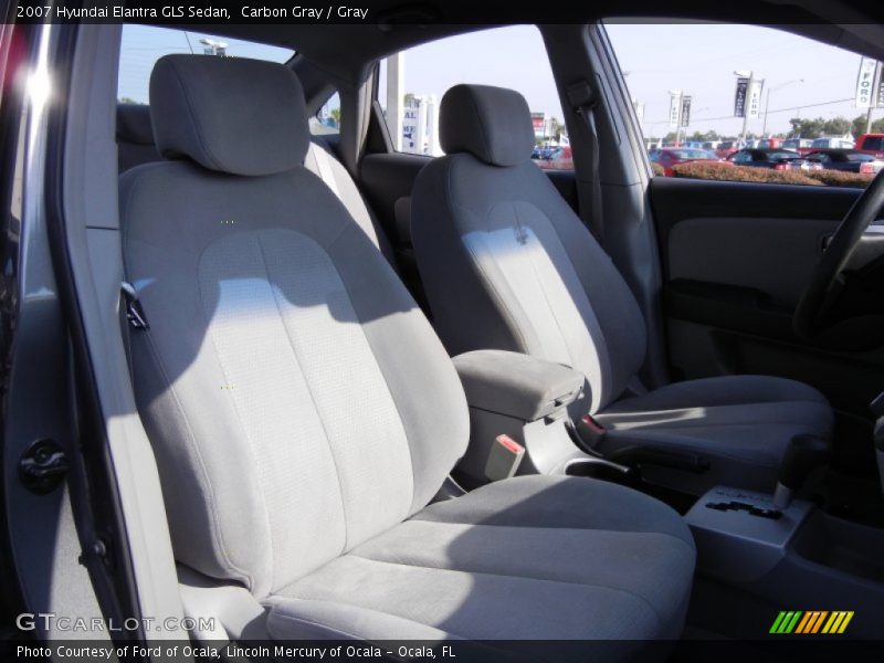 Carbon Gray / Gray 2007 Hyundai Elantra GLS Sedan