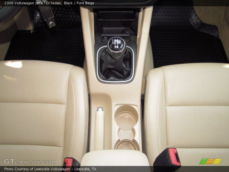 Black / Pure Beige 2006 Volkswagen Jetta TDI Sedan