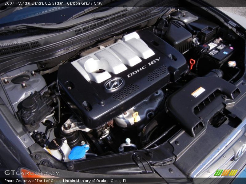 Carbon Gray / Gray 2007 Hyundai Elantra GLS Sedan