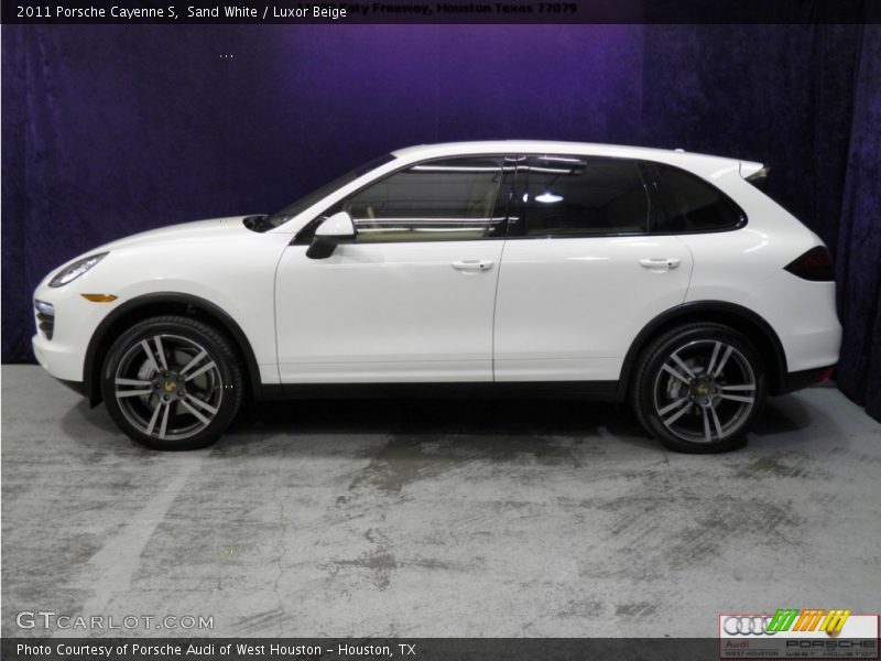 Sand White / Luxor Beige 2011 Porsche Cayenne S
