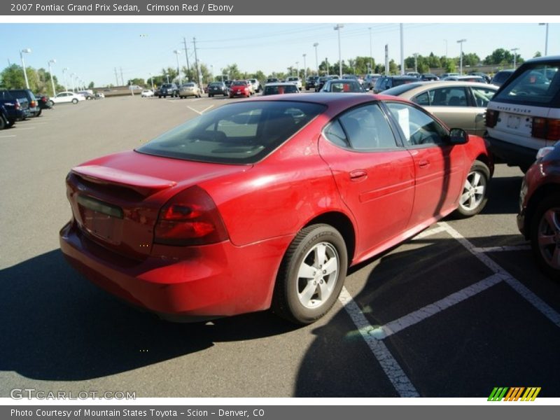 Crimson Red / Ebony 2007 Pontiac Grand Prix Sedan