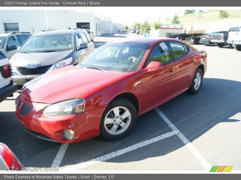 Crimson Red / Ebony 2007 Pontiac Grand Prix Sedan