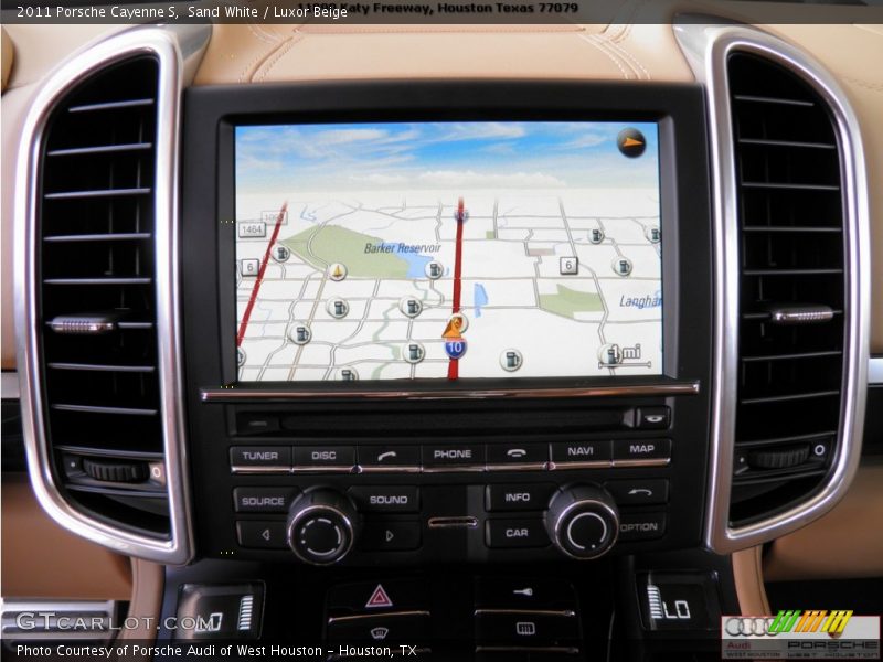 Sand White / Luxor Beige 2011 Porsche Cayenne S