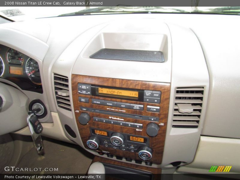 Galaxy Black / Almond 2008 Nissan Titan LE Crew Cab