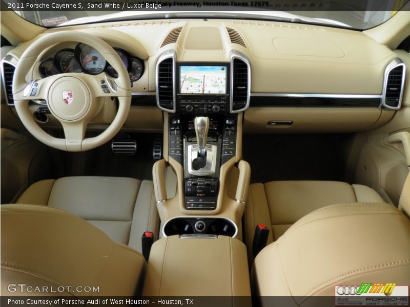 Sand White / Luxor Beige 2011 Porsche Cayenne S