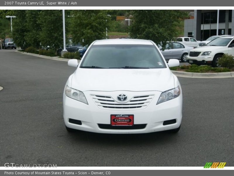Super White / Ash 2007 Toyota Camry LE