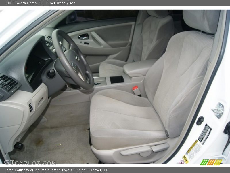 Super White / Ash 2007 Toyota Camry LE