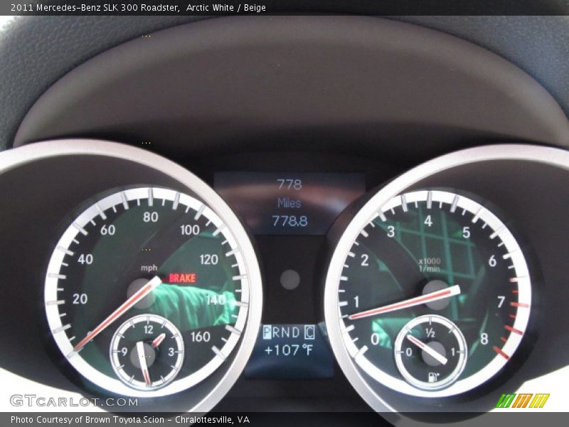  2011 SLK 300 Roadster 300 Roadster Gauges