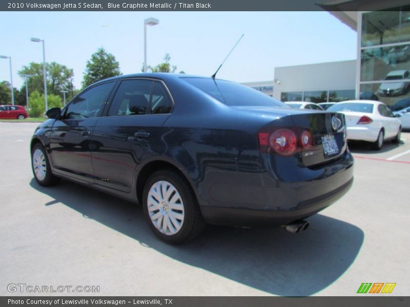Blue Graphite Metallic / Titan Black 2010 Volkswagen Jetta S Sedan