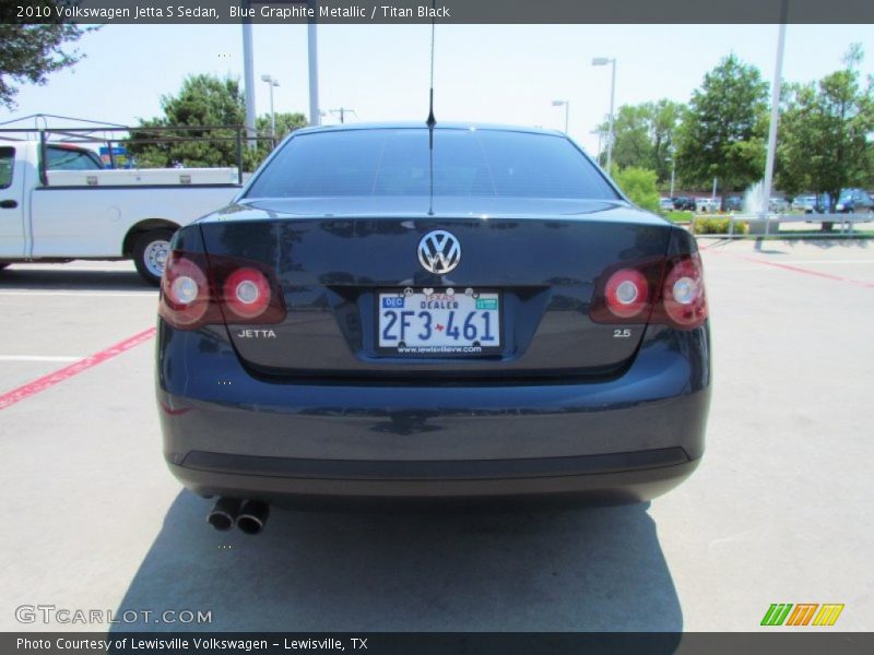 Blue Graphite Metallic / Titan Black 2010 Volkswagen Jetta S Sedan