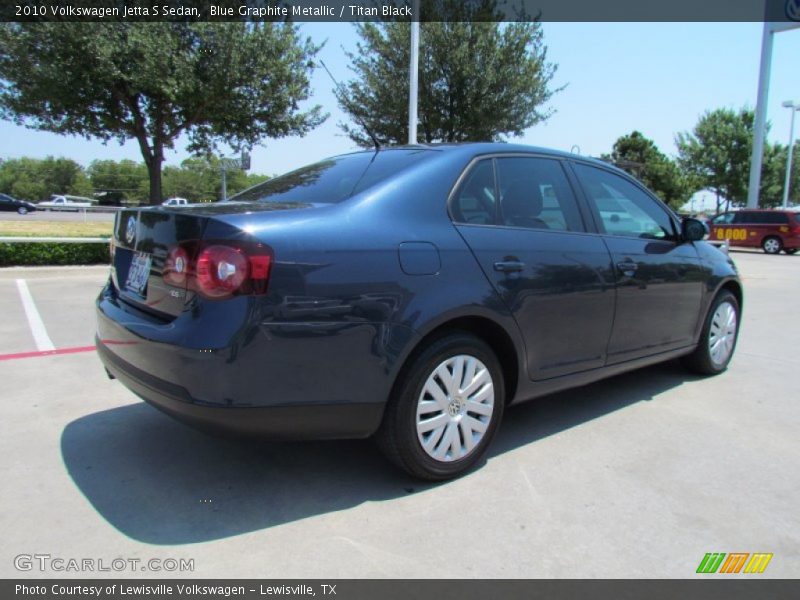 Blue Graphite Metallic / Titan Black 2010 Volkswagen Jetta S Sedan