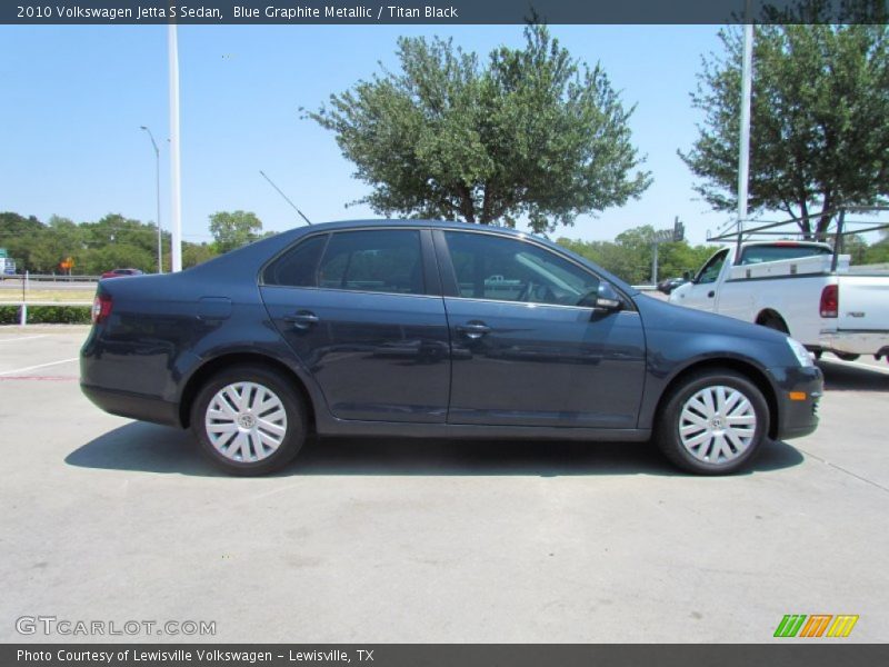 Blue Graphite Metallic / Titan Black 2010 Volkswagen Jetta S Sedan