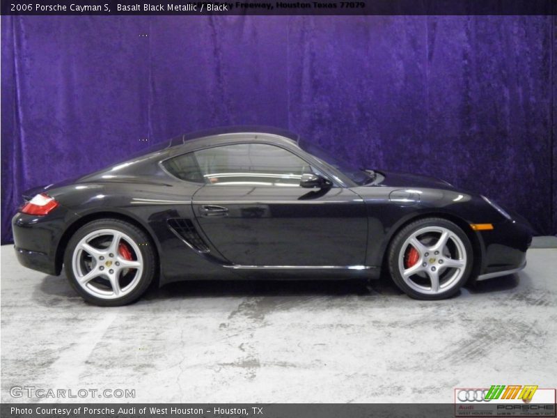 Basalt Black Metallic / Black 2006 Porsche Cayman S