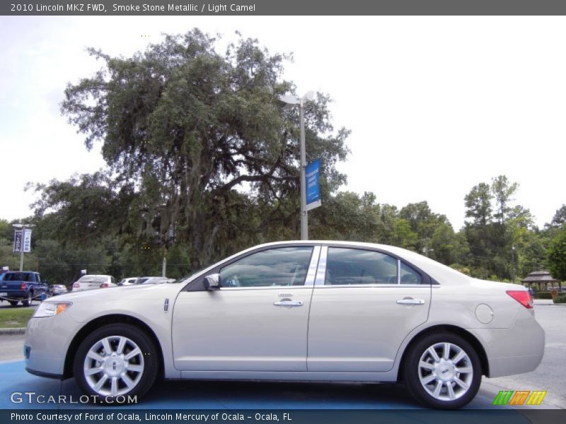 Smoke Stone Metallic / Light Camel 2010 Lincoln MKZ FWD
