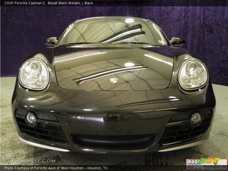 Basalt Black Metallic / Black 2006 Porsche Cayman S