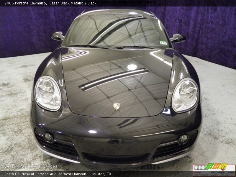 Basalt Black Metallic / Black 2006 Porsche Cayman S