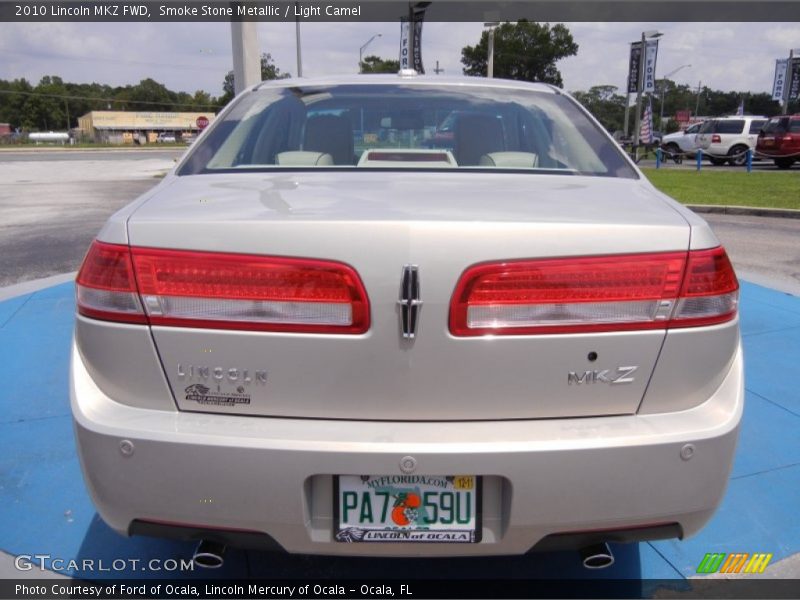 Smoke Stone Metallic / Light Camel 2010 Lincoln MKZ FWD