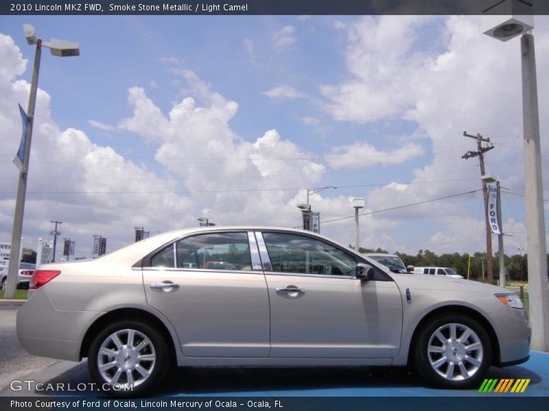 Smoke Stone Metallic / Light Camel 2010 Lincoln MKZ FWD