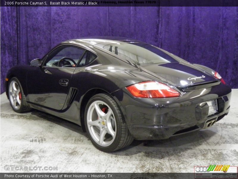 Basalt Black Metallic / Black 2006 Porsche Cayman S