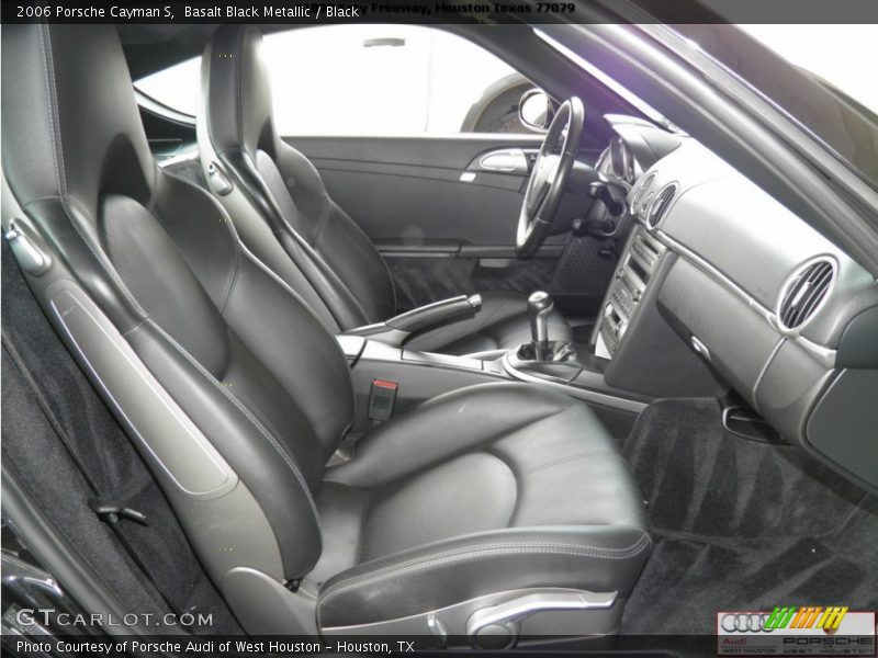 Basalt Black Metallic / Black 2006 Porsche Cayman S