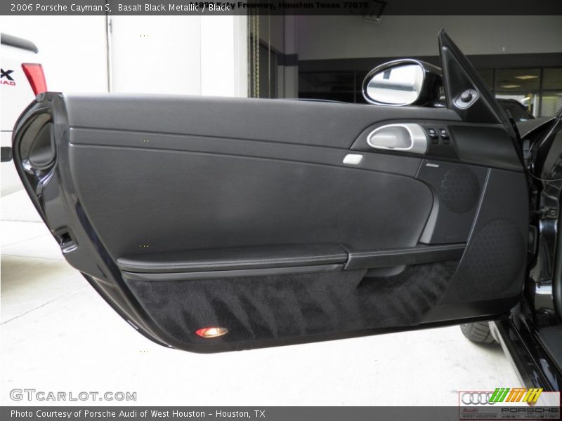 Basalt Black Metallic / Black 2006 Porsche Cayman S