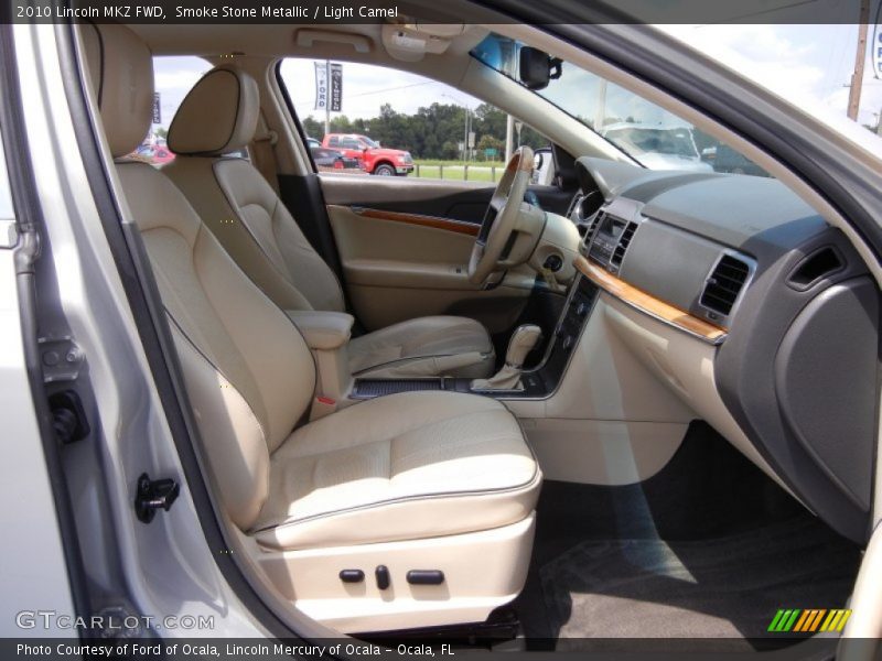 Smoke Stone Metallic / Light Camel 2010 Lincoln MKZ FWD