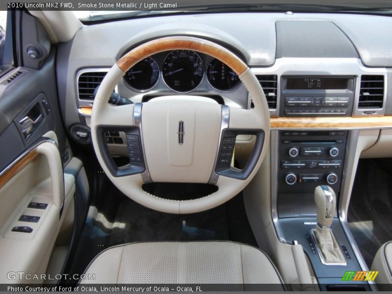 Smoke Stone Metallic / Light Camel 2010 Lincoln MKZ FWD
