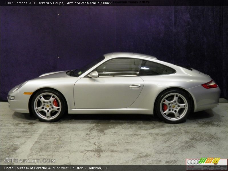 Arctic Silver Metallic / Black 2007 Porsche 911 Carrera S Coupe