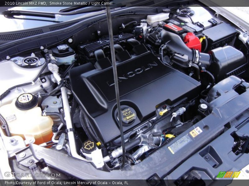 Smoke Stone Metallic / Light Camel 2010 Lincoln MKZ FWD
