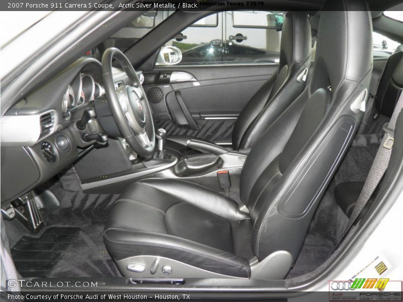 Arctic Silver Metallic / Black 2007 Porsche 911 Carrera S Coupe