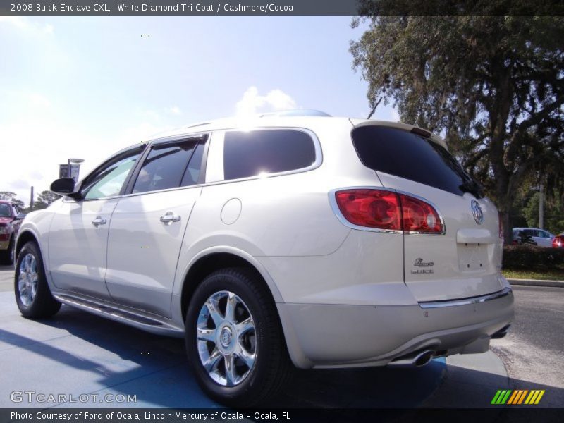 White Diamond Tri Coat / Cashmere/Cocoa 2008 Buick Enclave CXL