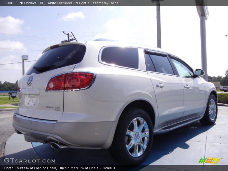 White Diamond Tri Coat / Cashmere/Cocoa 2008 Buick Enclave CXL