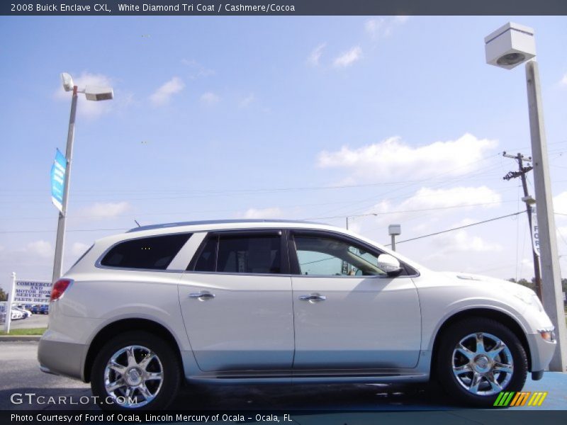 White Diamond Tri Coat / Cashmere/Cocoa 2008 Buick Enclave CXL