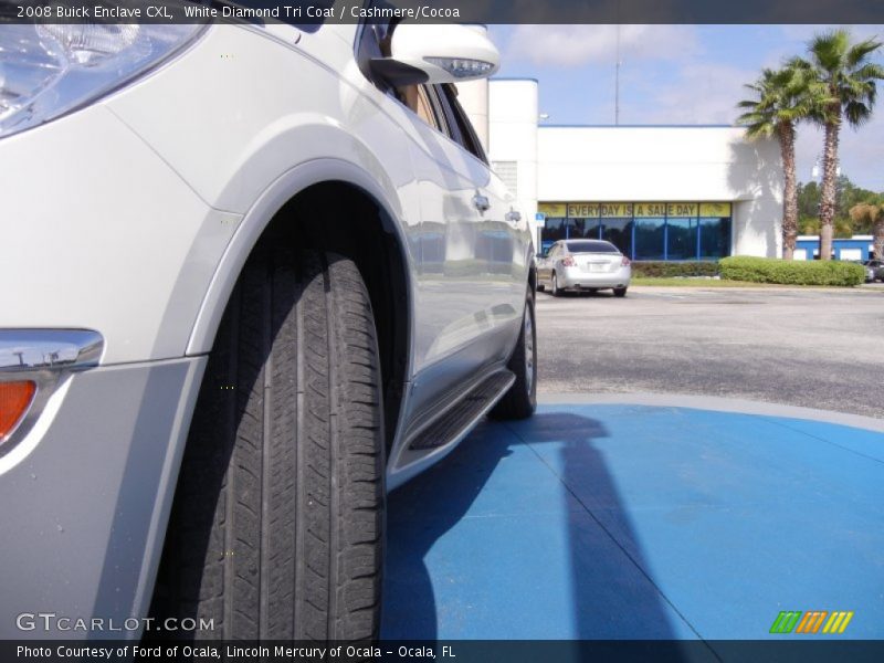 White Diamond Tri Coat / Cashmere/Cocoa 2008 Buick Enclave CXL