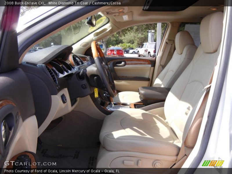 White Diamond Tri Coat / Cashmere/Cocoa 2008 Buick Enclave CXL