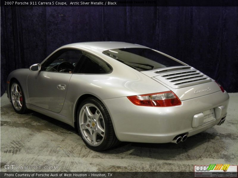 Arctic Silver Metallic / Black 2007 Porsche 911 Carrera S Coupe