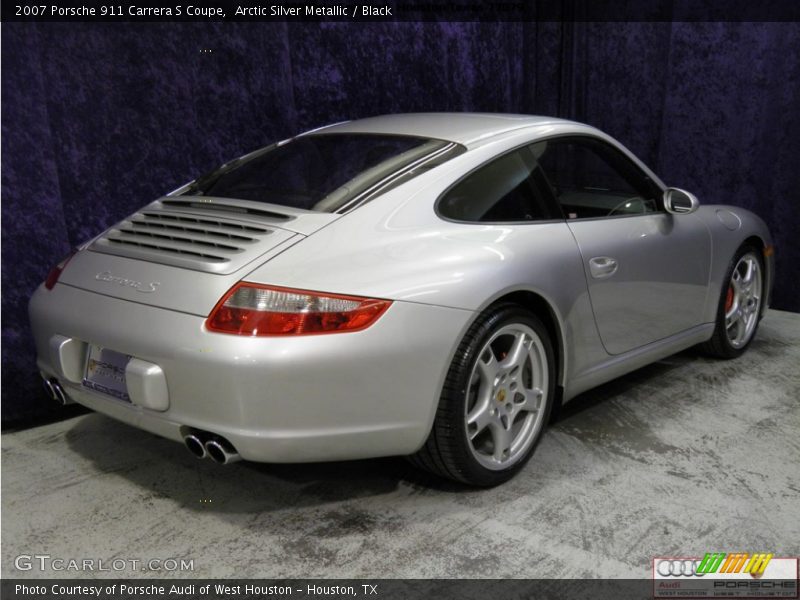 Arctic Silver Metallic / Black 2007 Porsche 911 Carrera S Coupe